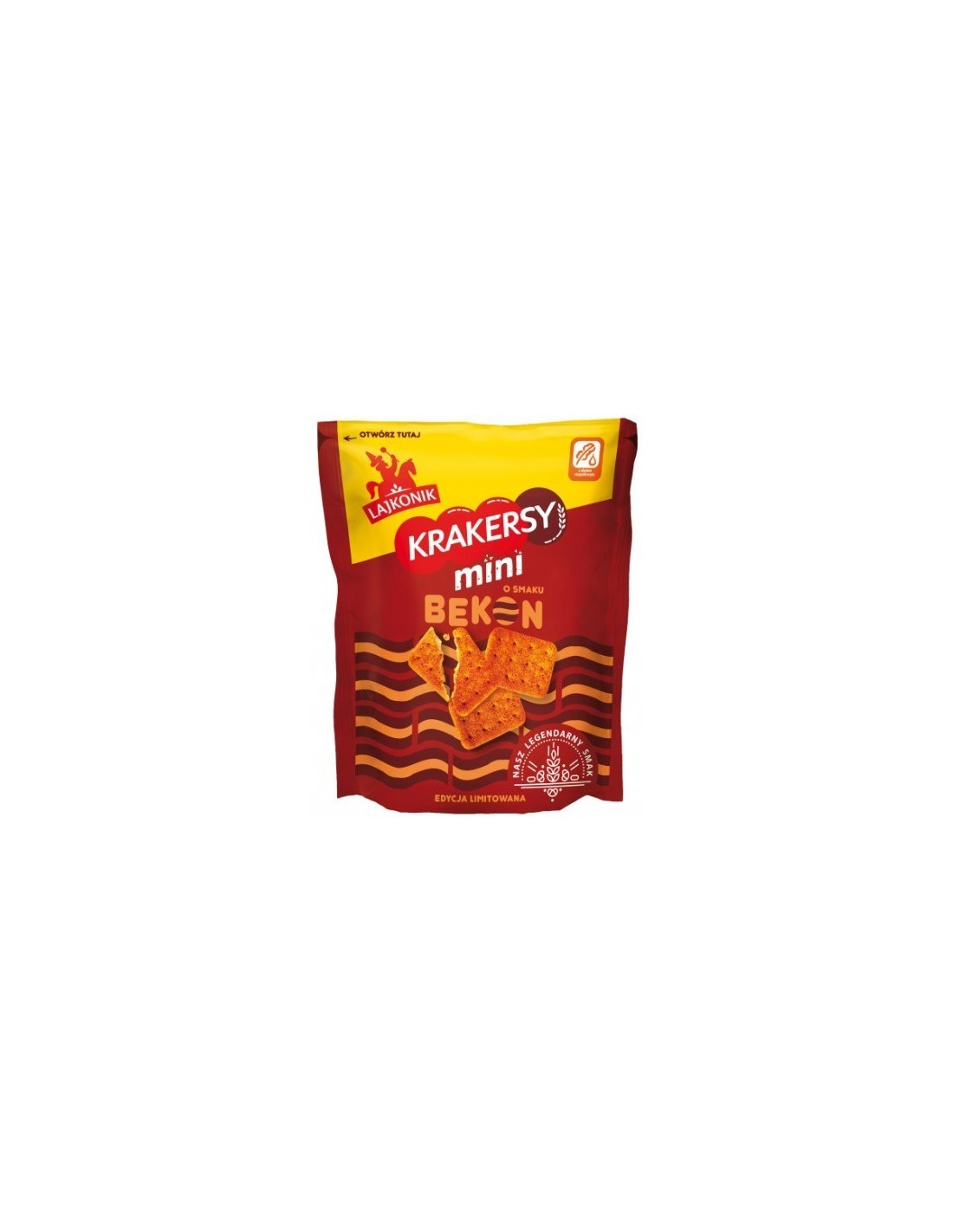 Lajkonik Krakersy Crackers Mini Bacon 100g