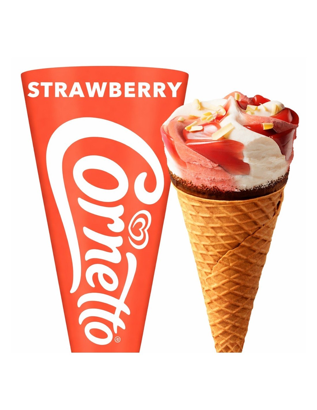 Langnese Cornetto Strawberry 125ml