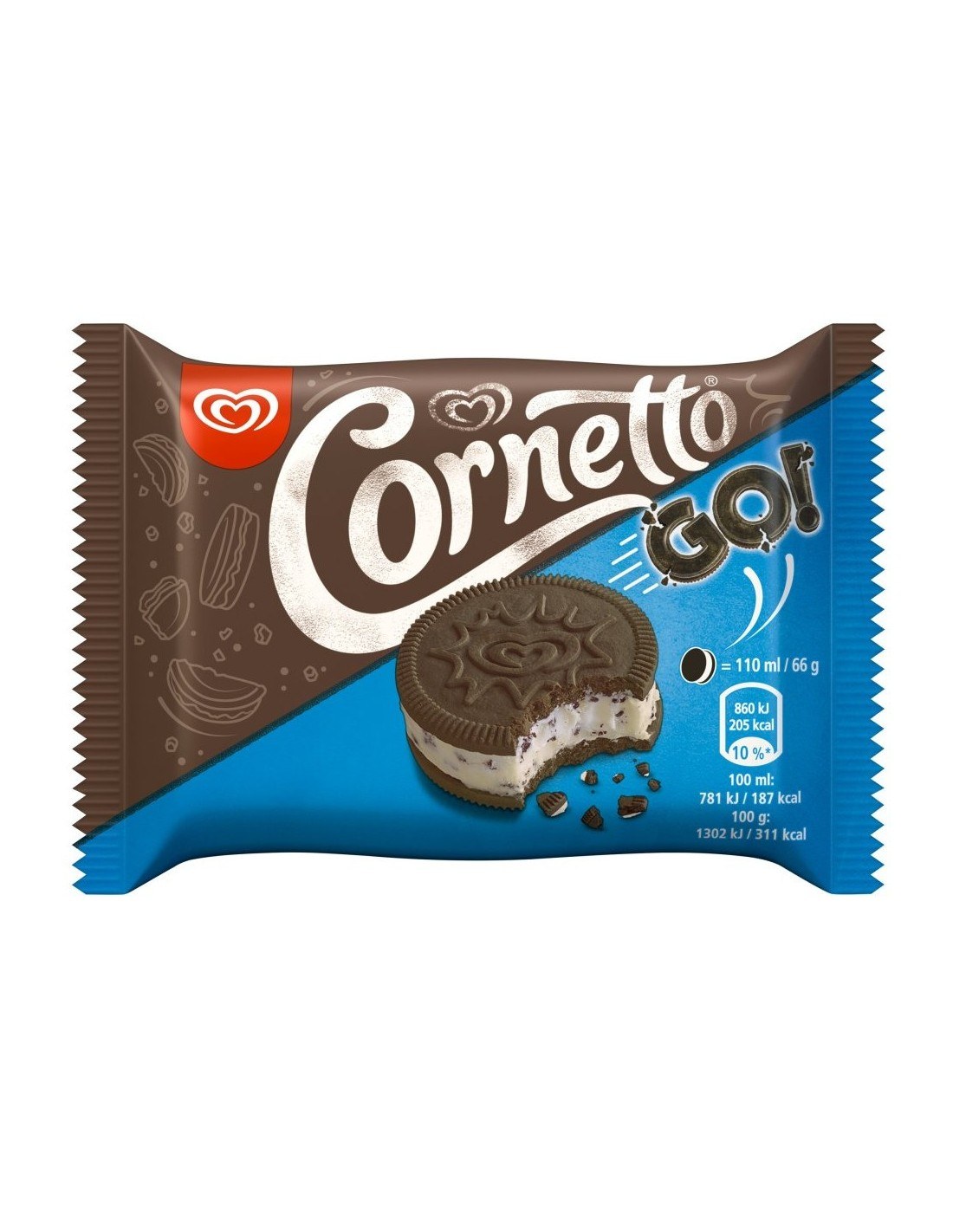 Langnese Cornetto Sandwich Go 110ml