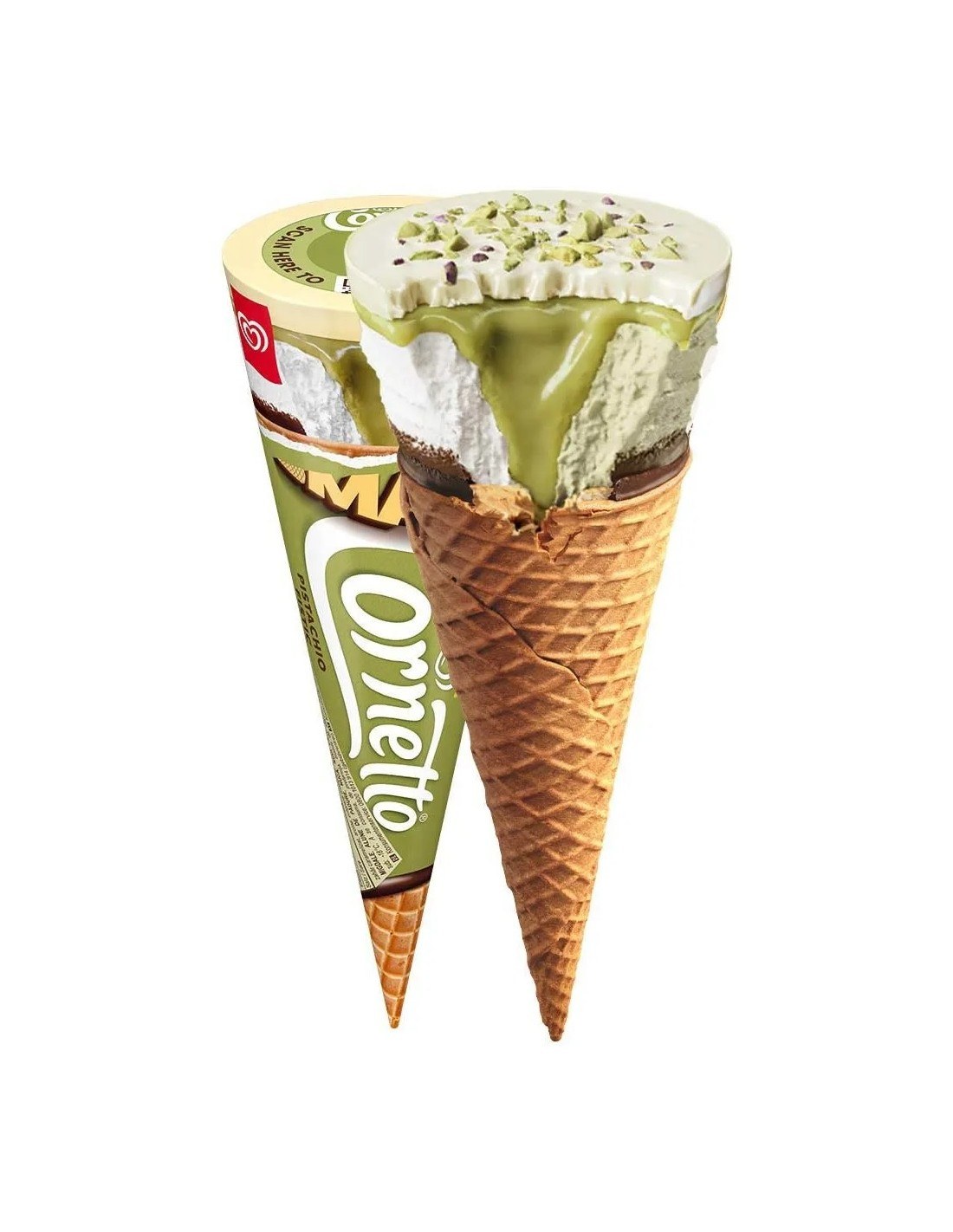 Langnese Cornetto Max Pistachio 115ml