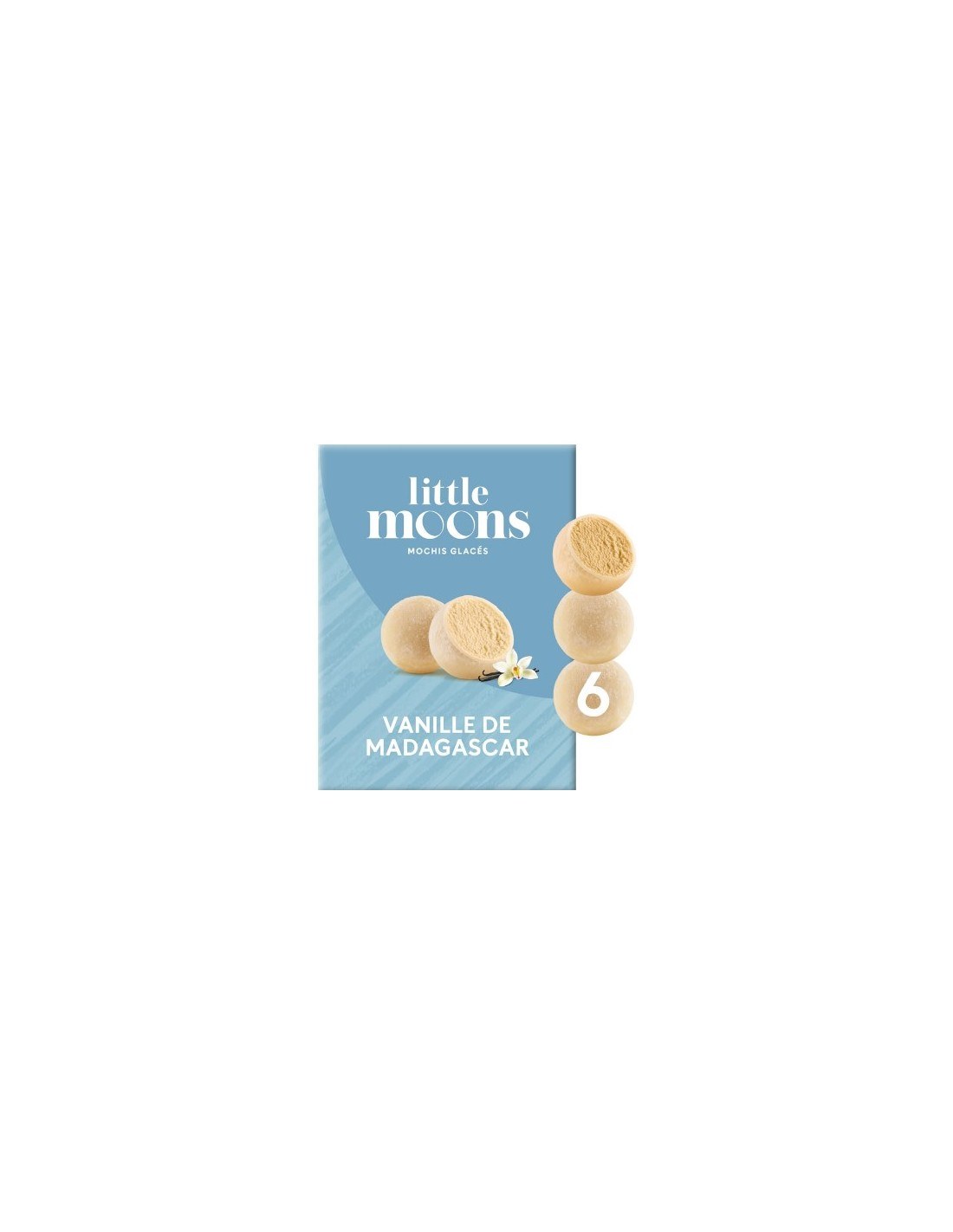 Little Moons Ice Cream Mochi Vanilla 6Pk 192g