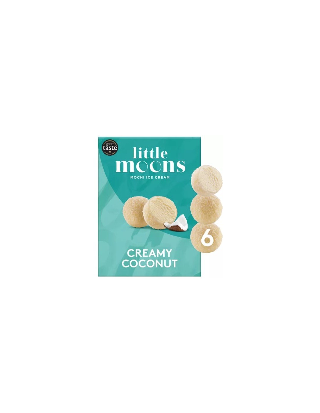Little Moons Ice Cream Mochi Coconut 6Pk 192g