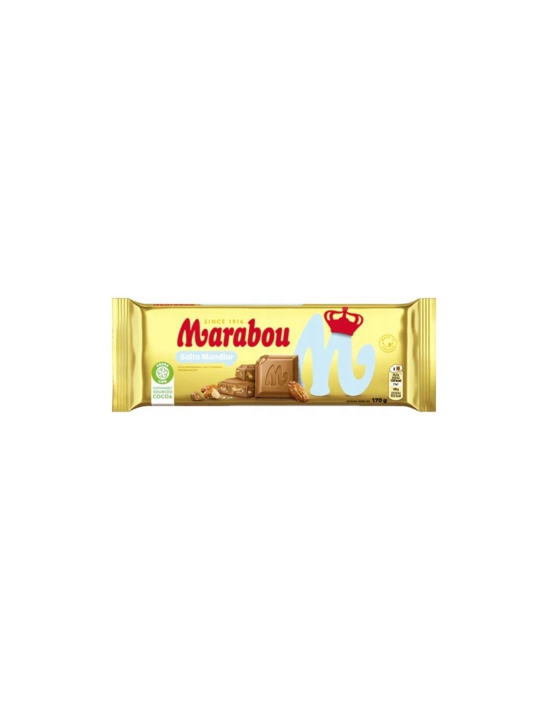 Marabou Salted Almond Bar 170g