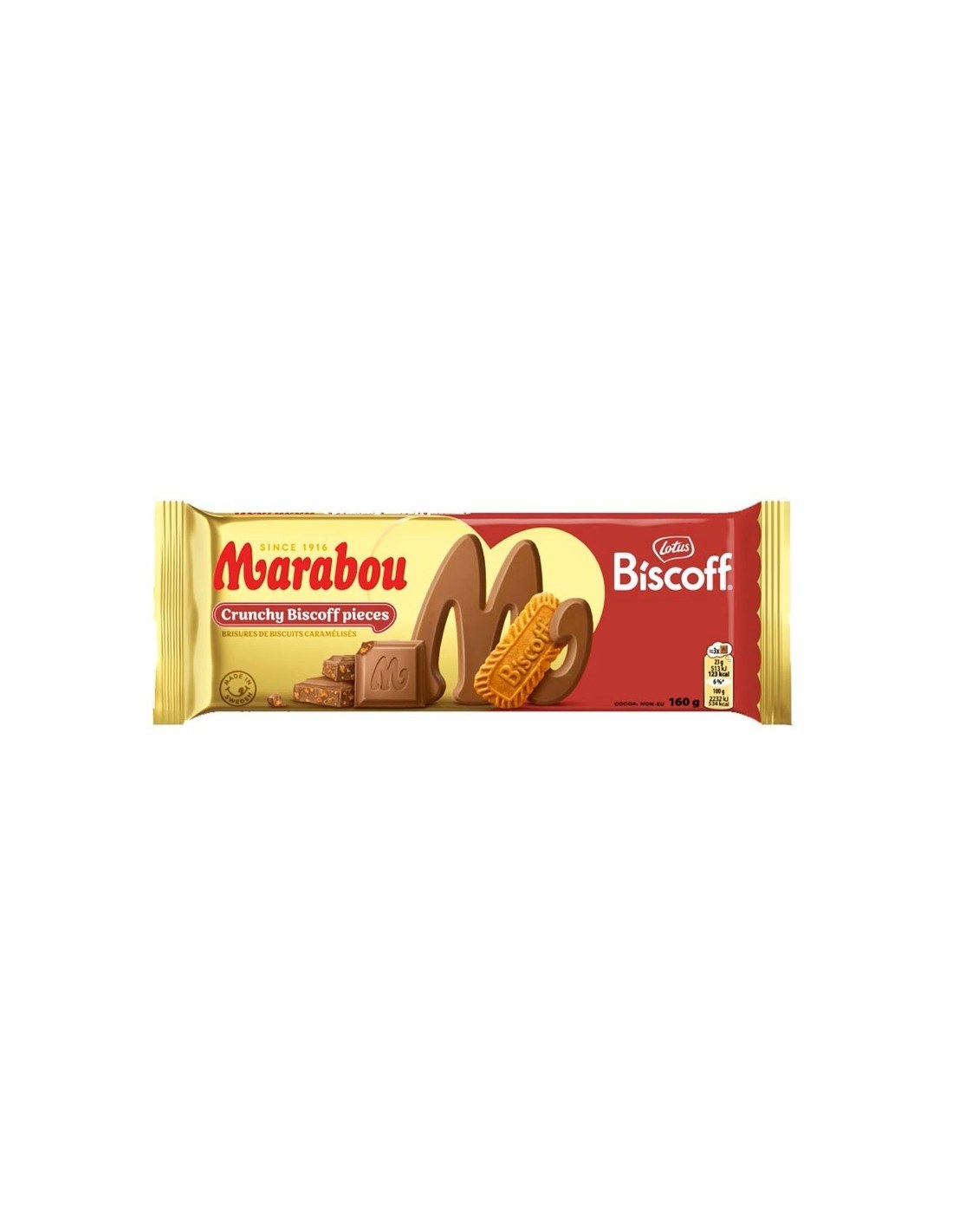Marabou Biscoff Bar 160g