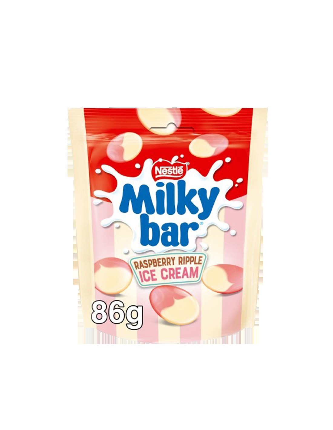 Milkybar Buttons White Chocolate Raspberry Ripple Sharing Bag 86g