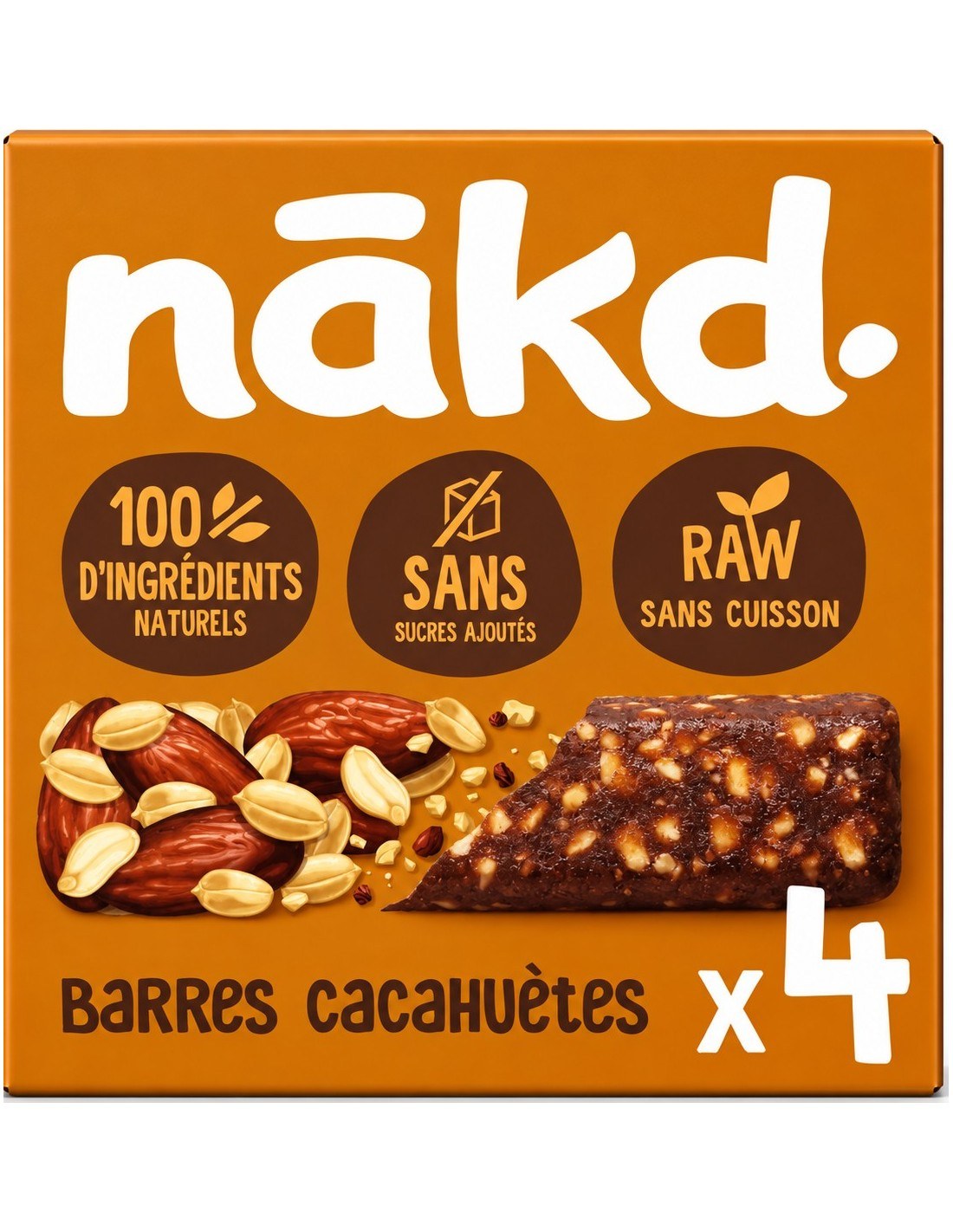 Nākd Peanut Delight 4Pk 140g