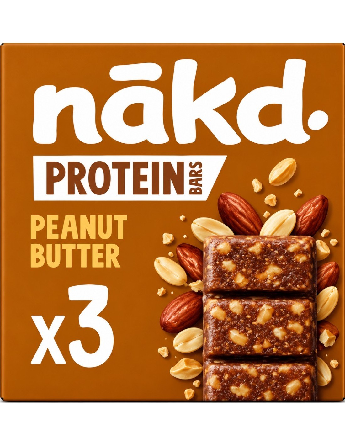 Nākd Protein Peanut Butter 3Pk 135g