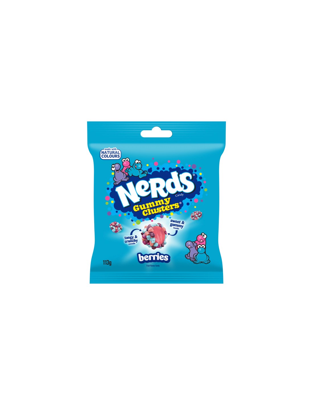 Nerds Berries Fruit-Flavour Candy Gummy Clusters 113g