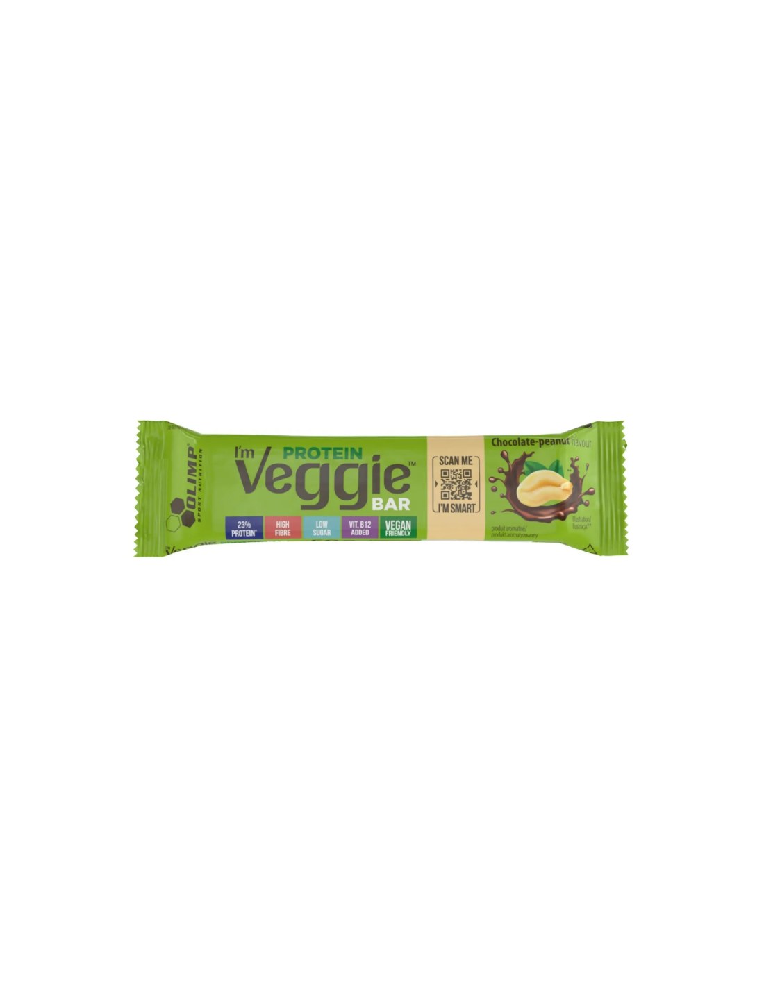 Olimp IM Veggie Protein Bar Chocolate Hazelnut 50g