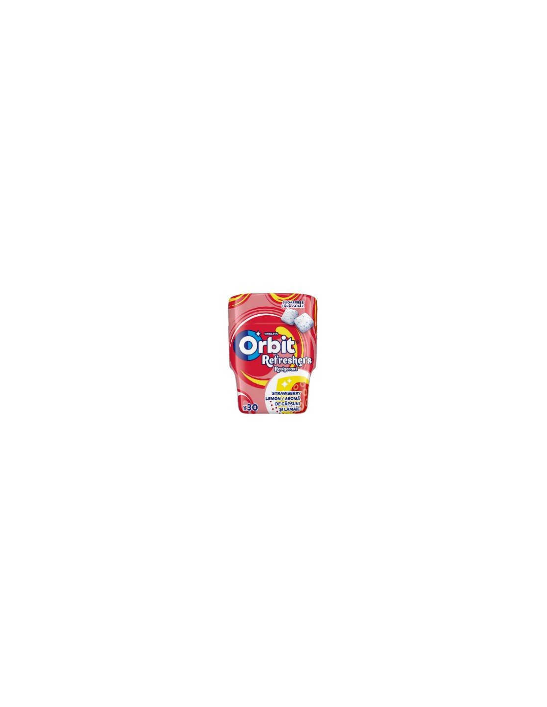 Orbit Refreshers Bottle Strawberry Lemon 67g