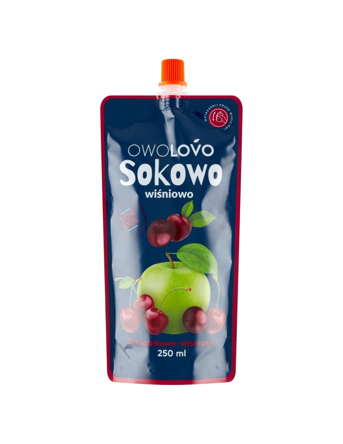 Owolovo Apple & Cherry Juice 250ml