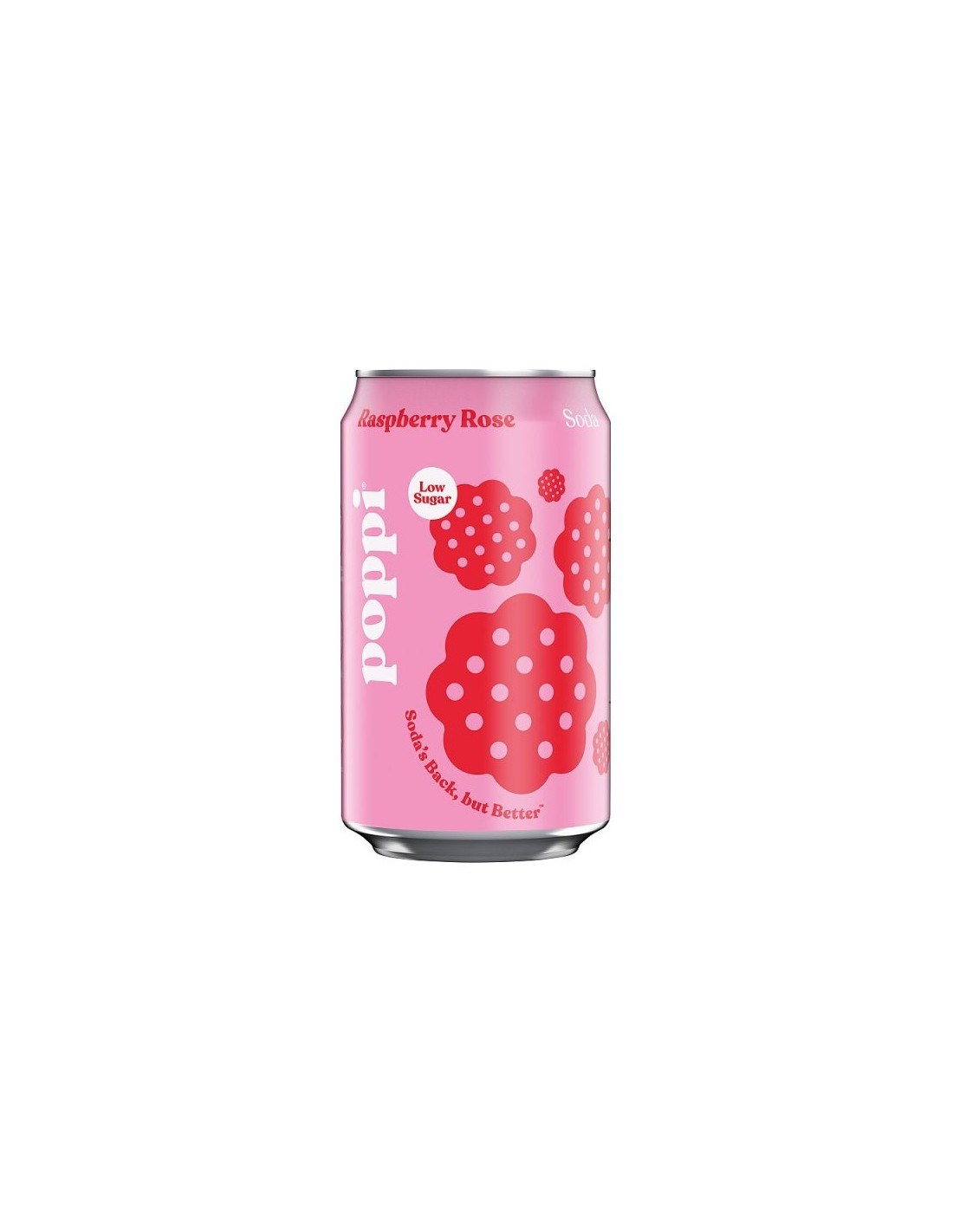 Poppi Raspberry Rose Soda Can 330ml