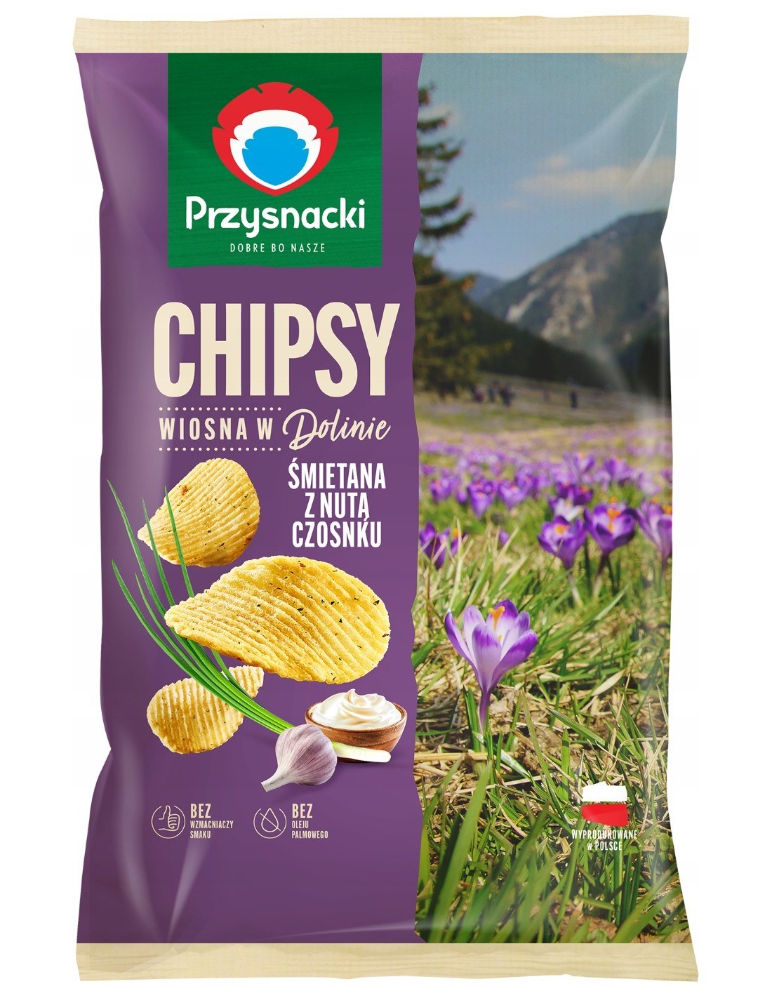 Przysnacki Chips Sour Cream with Garlic 130g