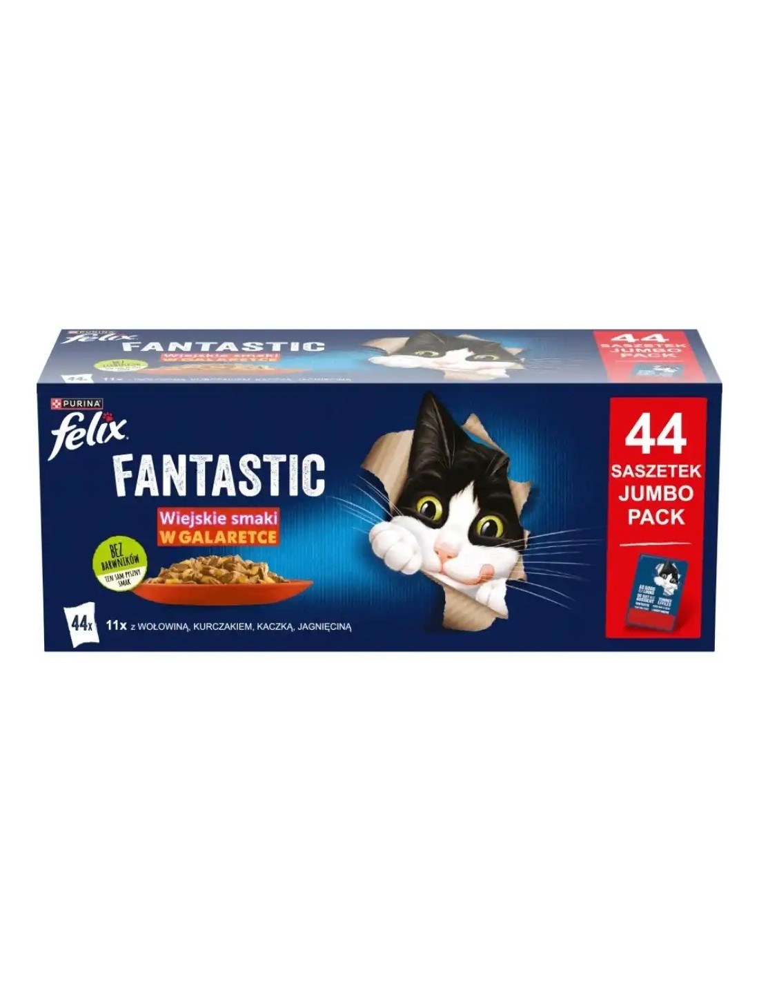Felix Fantastic in Jelly Mix Meat 44PK 3.74kg