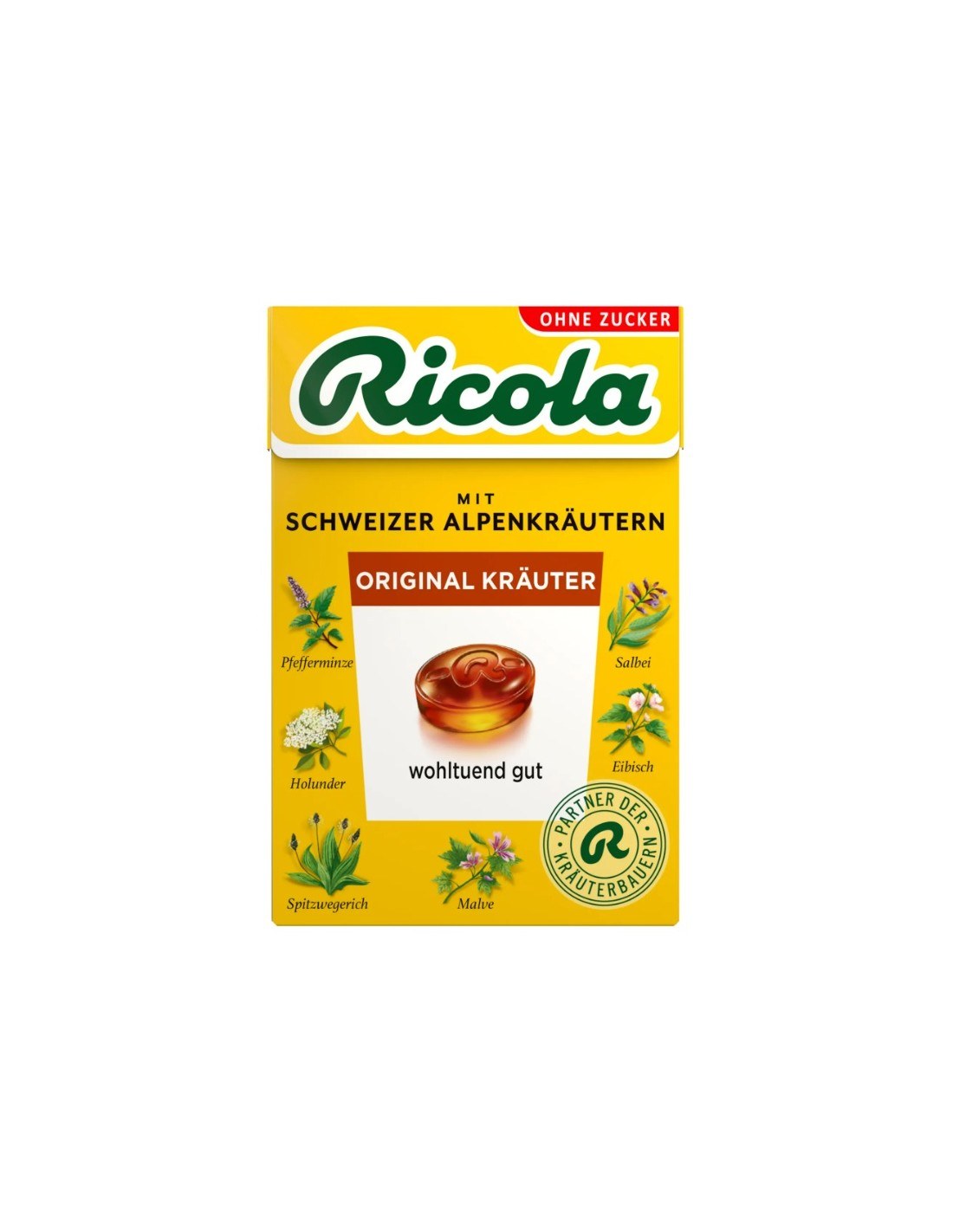 Ricola Original Herbs Sugar Free 50g