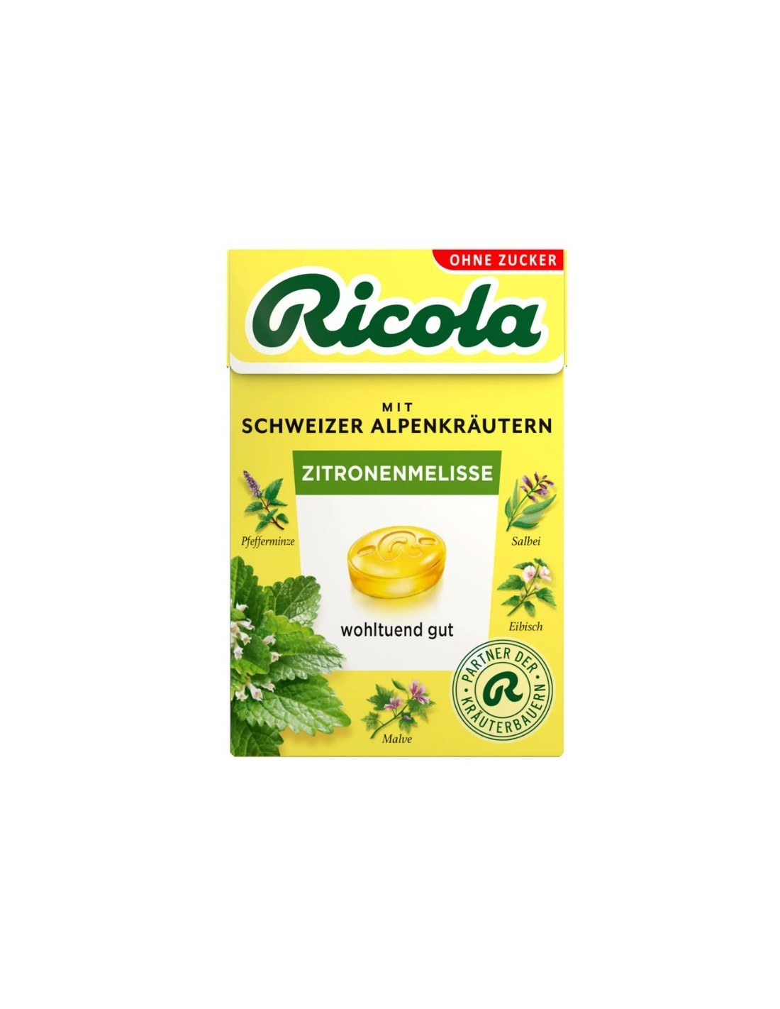 Ricola Lemon Balm Sugar Free 50g