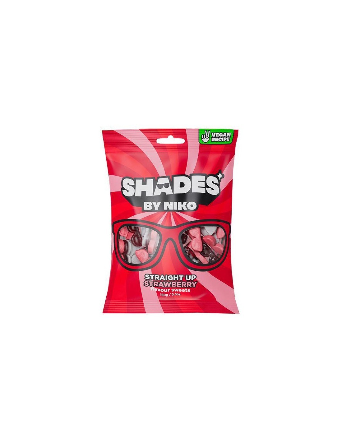 Shades By Niko Straight Up Vegan Strawberry 150g