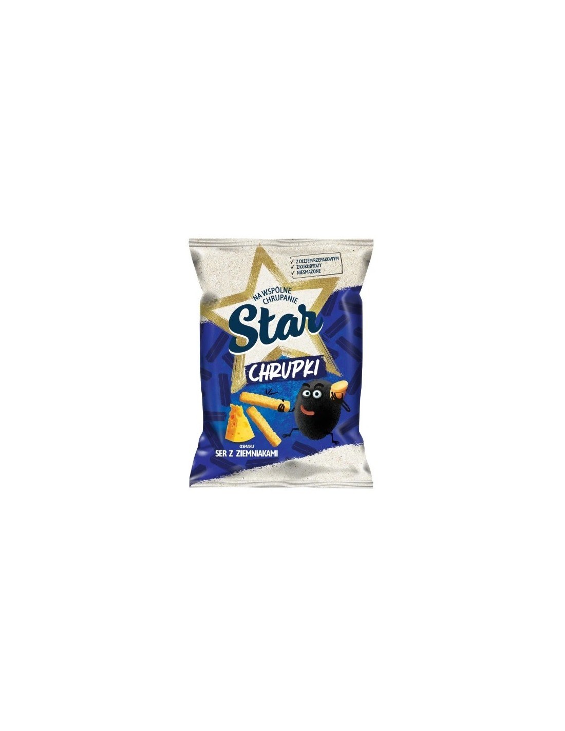 Star Chips Potato & Cheese 125g