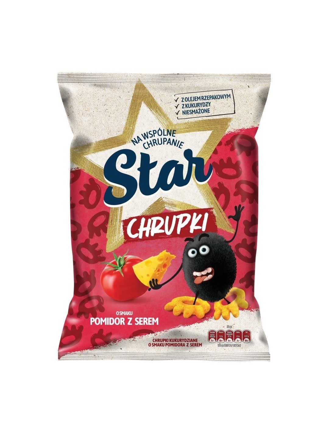 Star Chips Cheese & Tomato 125g