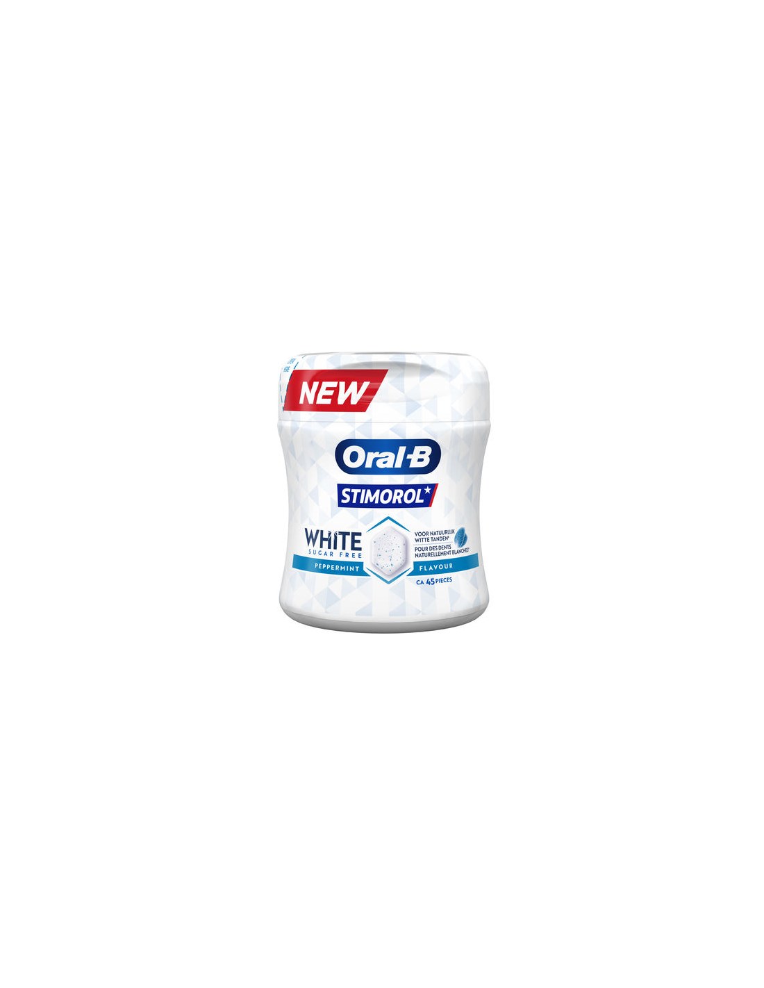 Stimorol White Peppermint Bottle 76.5g