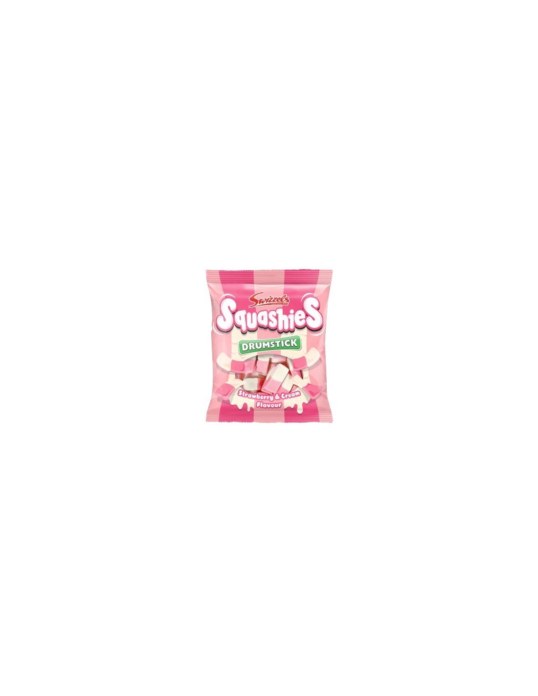 Swizzels Drumstick Squashies Strawberry & Cream 120g