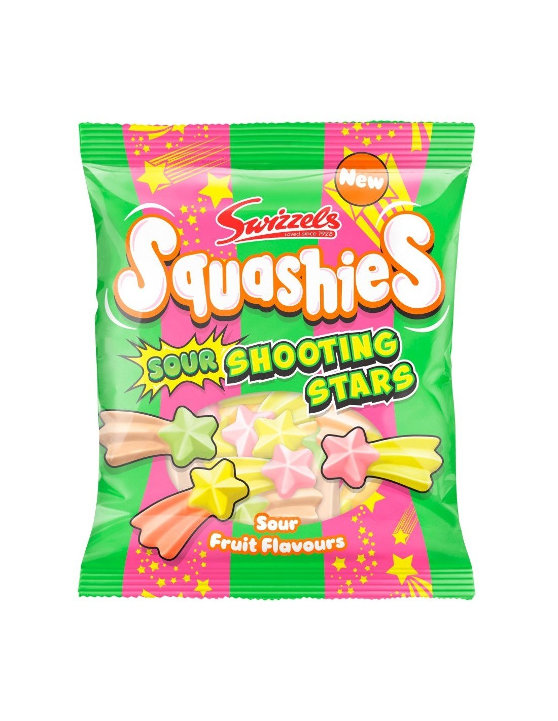 Swizzels Drumstick Squashies Sour Shooting Stars 100g