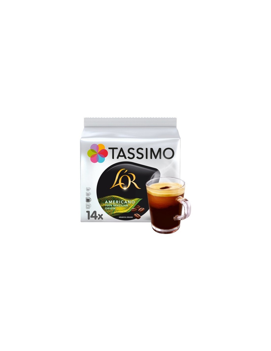 Tassimo L'or Brazil Americano 136g