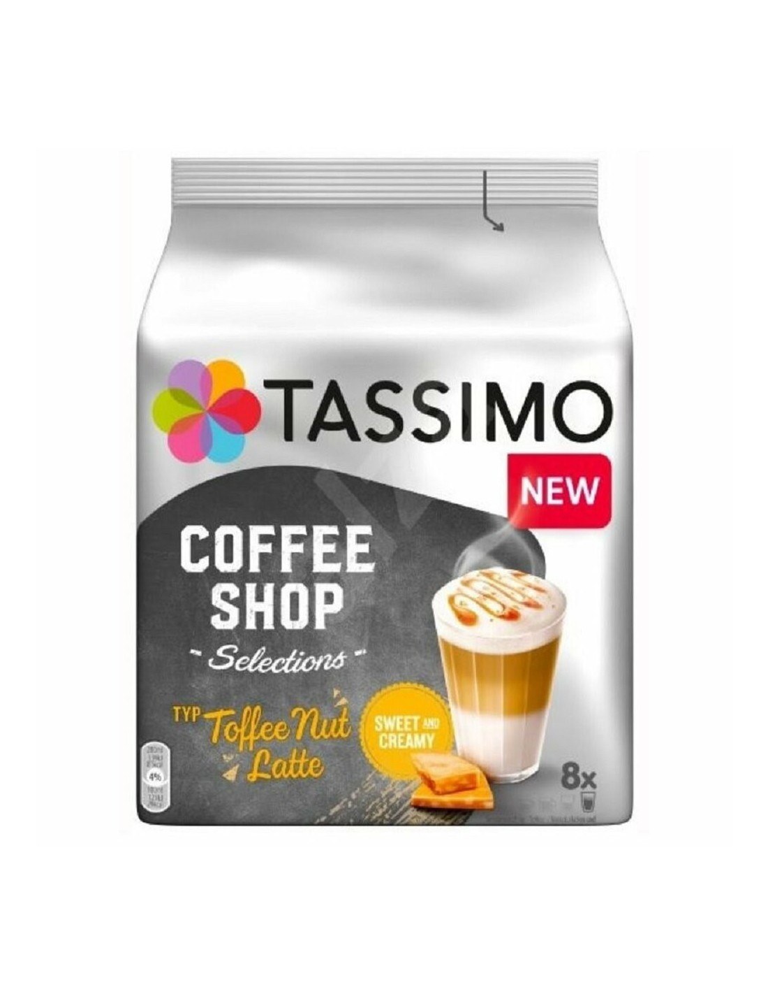 Tassimo Coffee Shop Selections Typ Toffee Nut Latte 268g