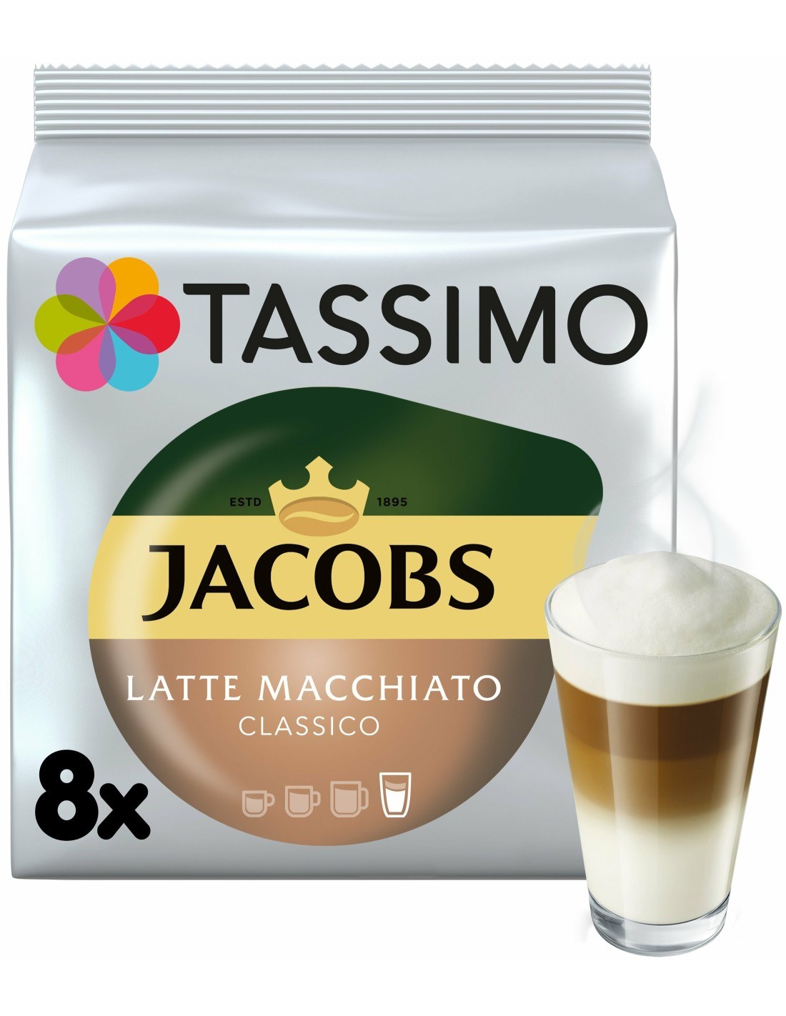 Tassimo Jacobs Latte Macchiato Classico 264g