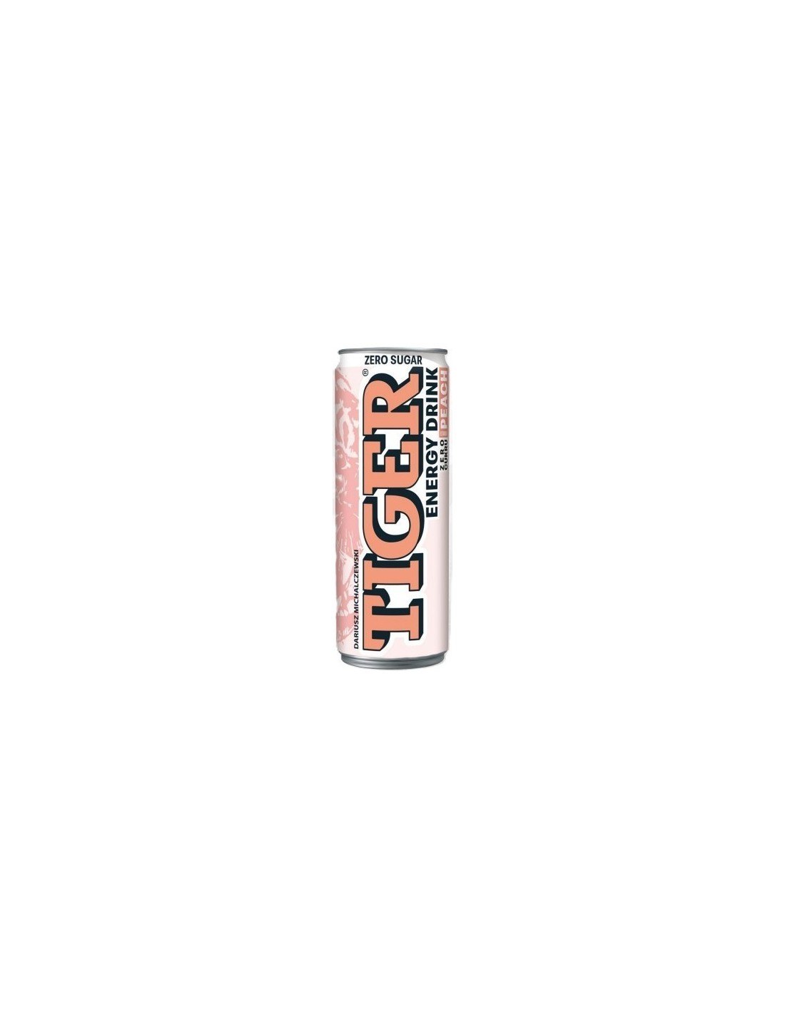 Tiger Carbonated Energy Drink - Peach Zero 250ml
