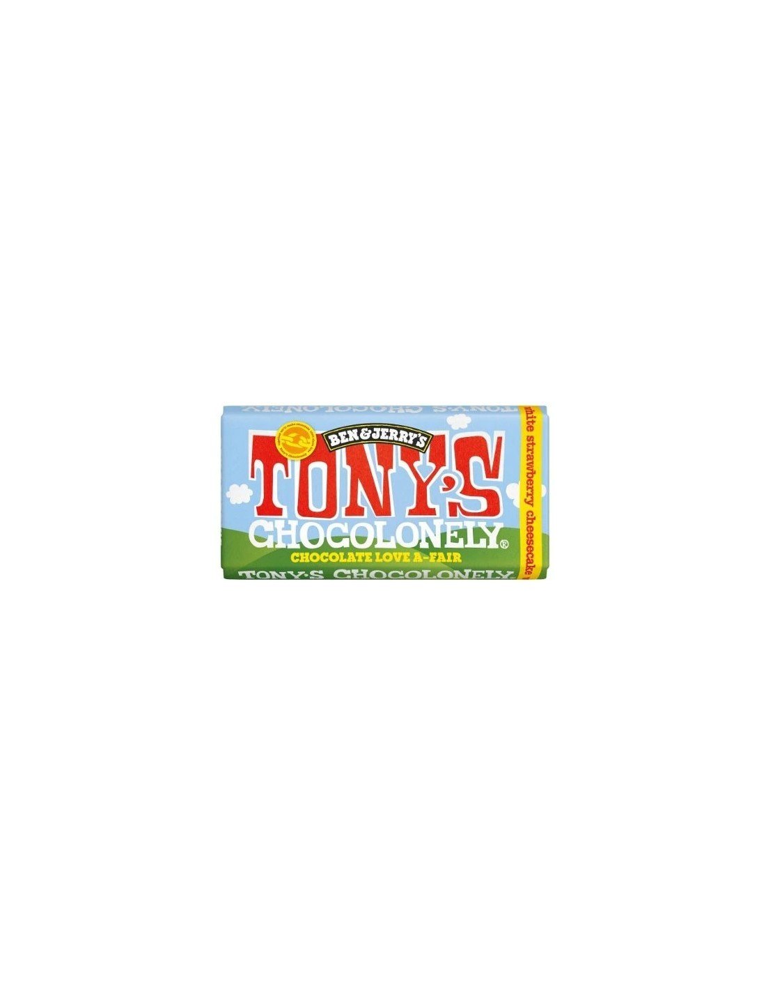 Tony's Chocolonely Ben & Jerry's White Chocolate Strawberry 180g