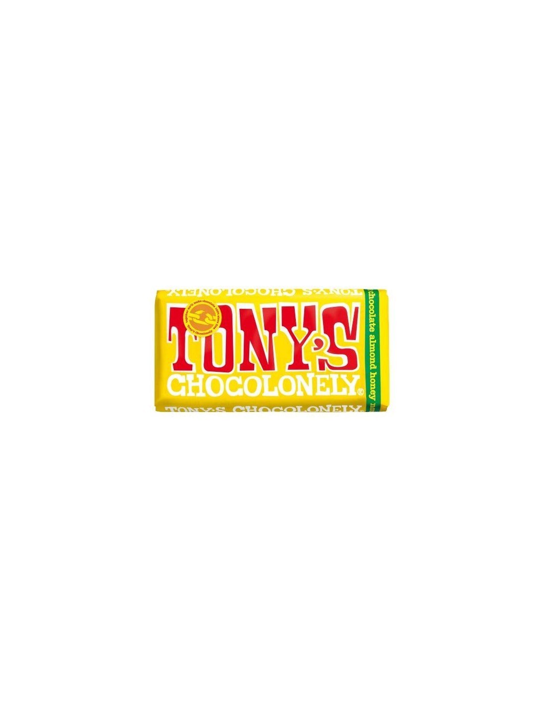 Tony's Chocolonely Fairtrade Milk Almond Honey 180g