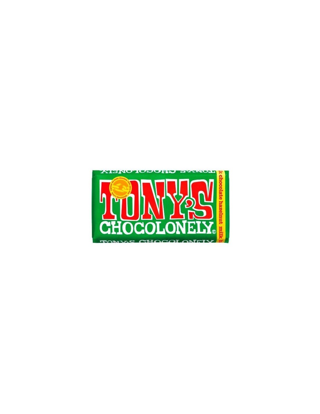 Tony's Chocolonely Fairtrade Milk Chocolate Hazelnut 180g