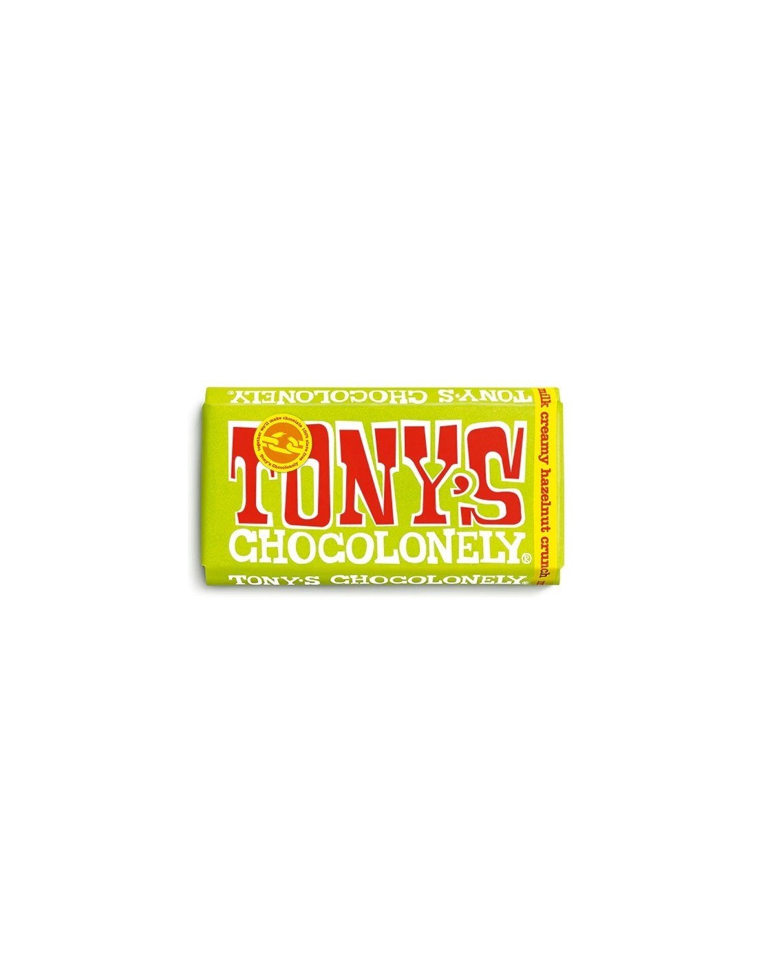 Tony's Chocolonely Fairtrade Milk Creamy Hazelnut Crunch 180g