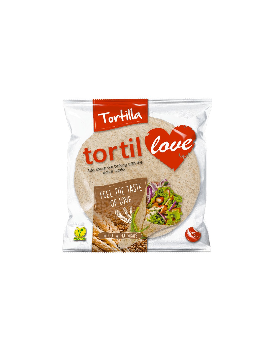 Turka Wheat Tortilla 25cm (60g/pcs) 18pcs