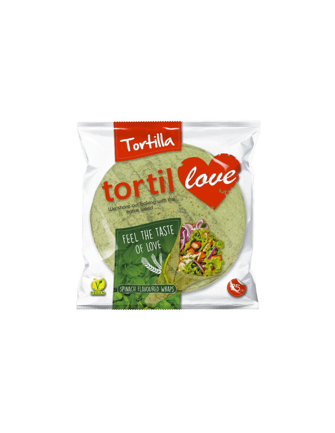 Turka Spinach Tortilla 30cm 18pcs