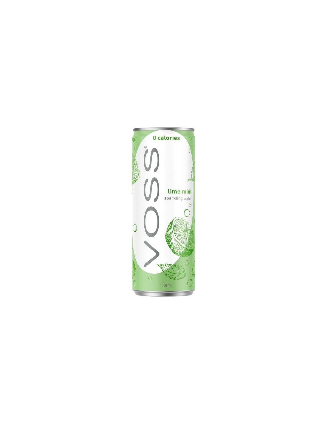 Voss Lime Mint Sparking Water 330ml