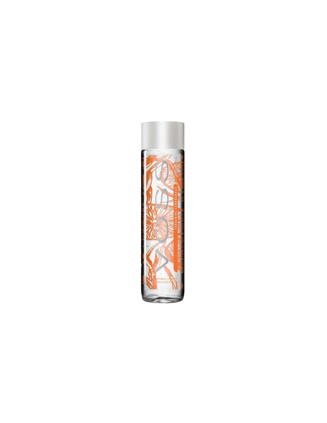 Voss Sparkling Water Glass Bottle Tangerine Lemongrass 375ml