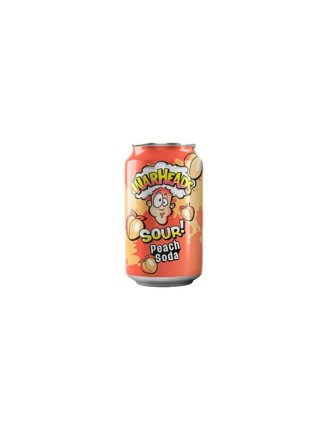 Warheads Peach Sour Soda 330ml