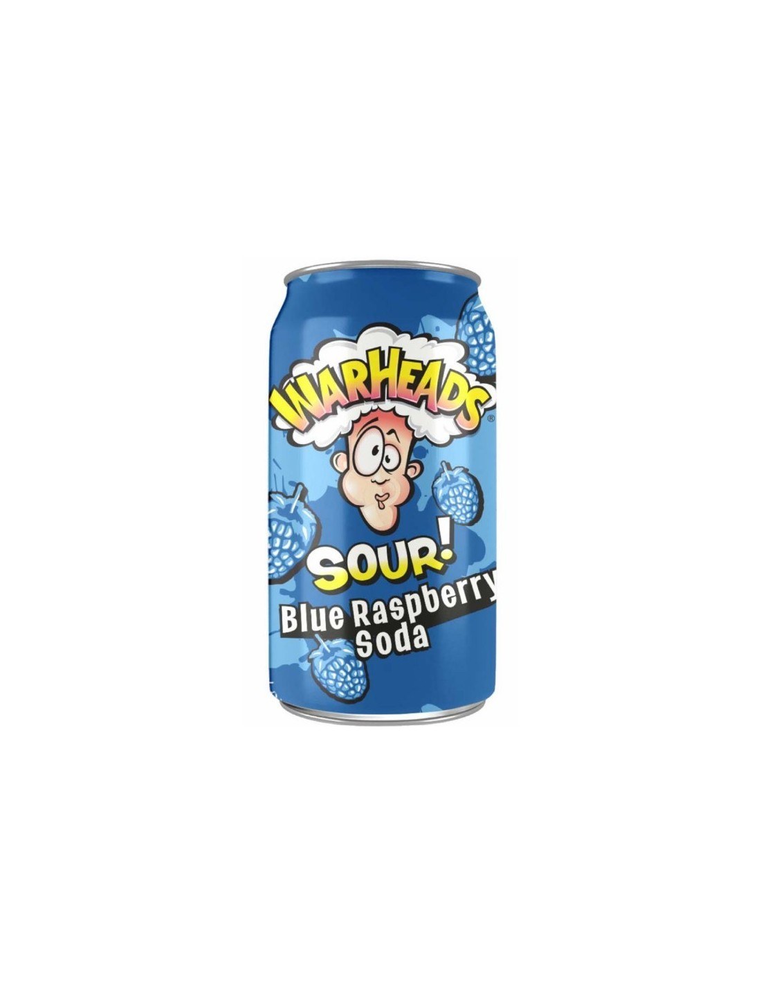 Warheads Blue Raspberry Sour Soda 330ml