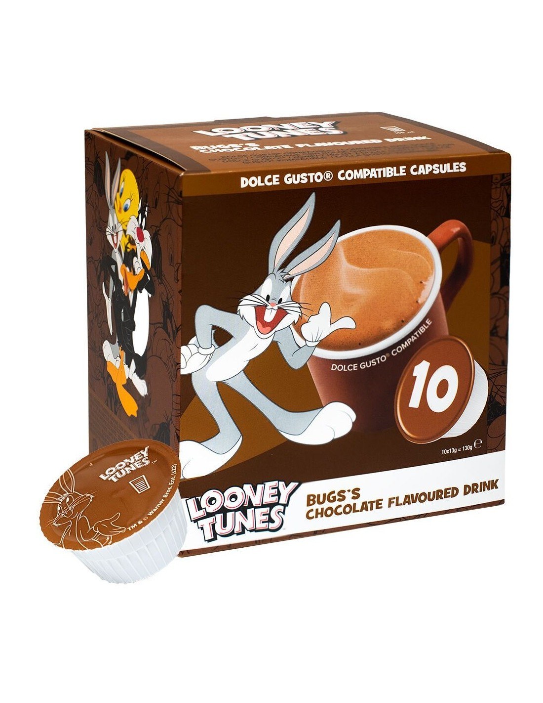 Bugs Bunny Looney Tunes Chocolat 10Pk 224g