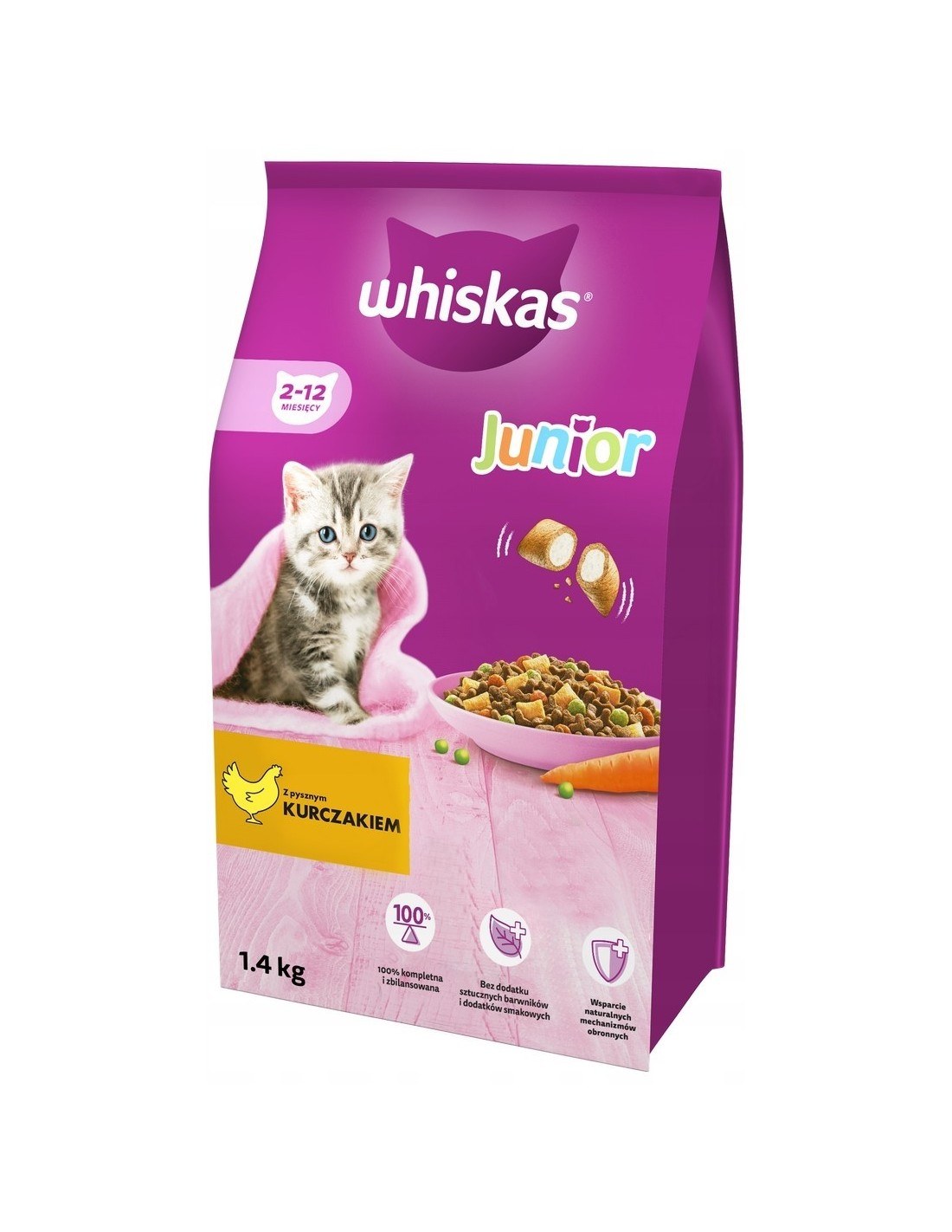 Whiskas Dry Junior Chicken 1.4kg