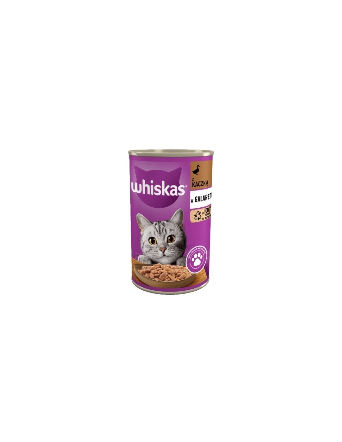 Whiskas Can Duck Jelly 400g