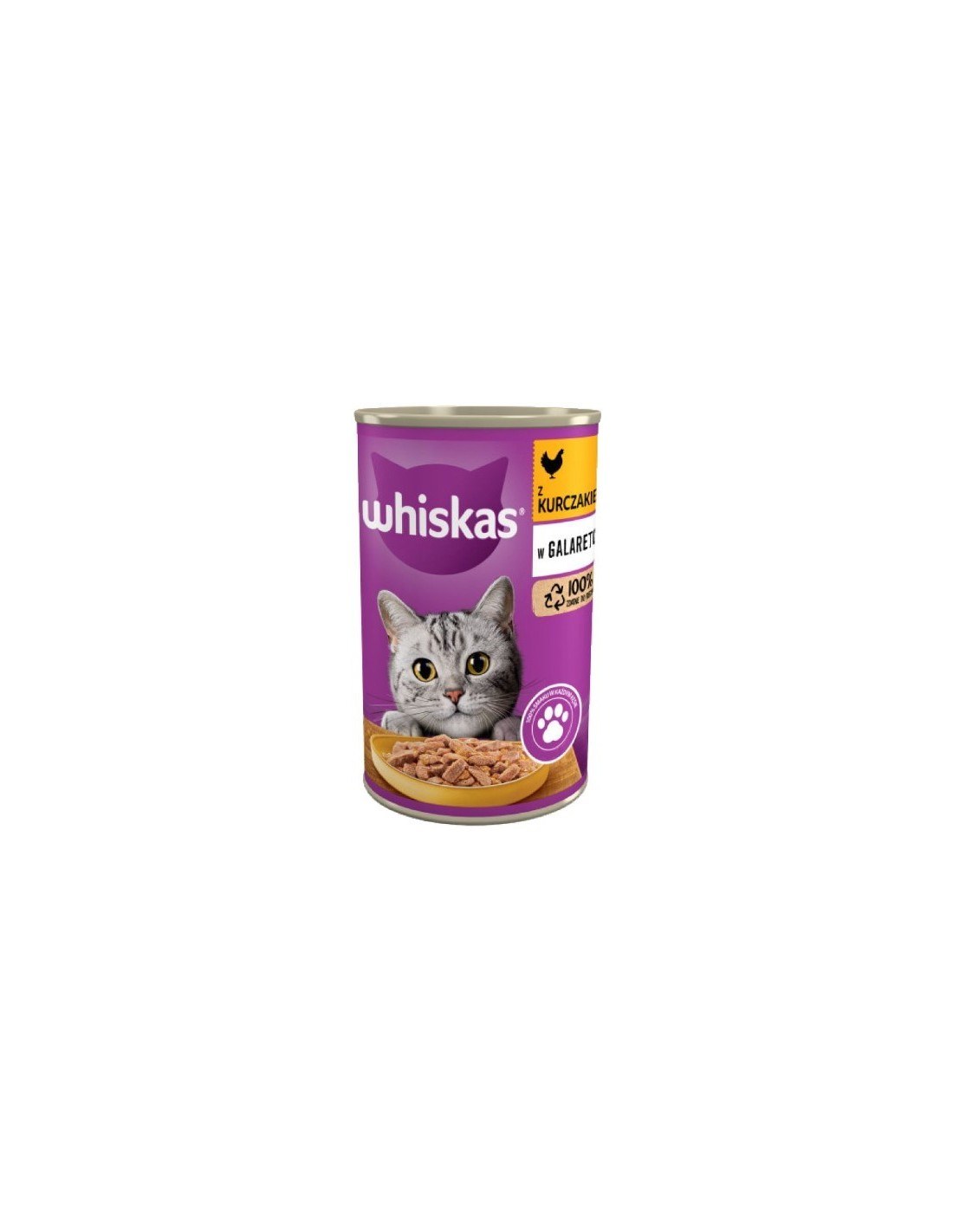 Whiskas Can Jelly Chicken 400g