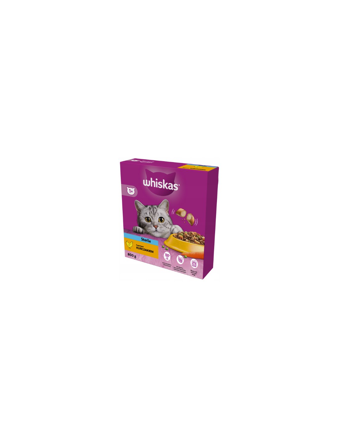 Whiskas Dry Sterile Chicken 800g