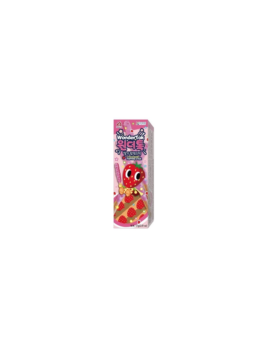 WonderTok Strawberry Popping Stick 57g