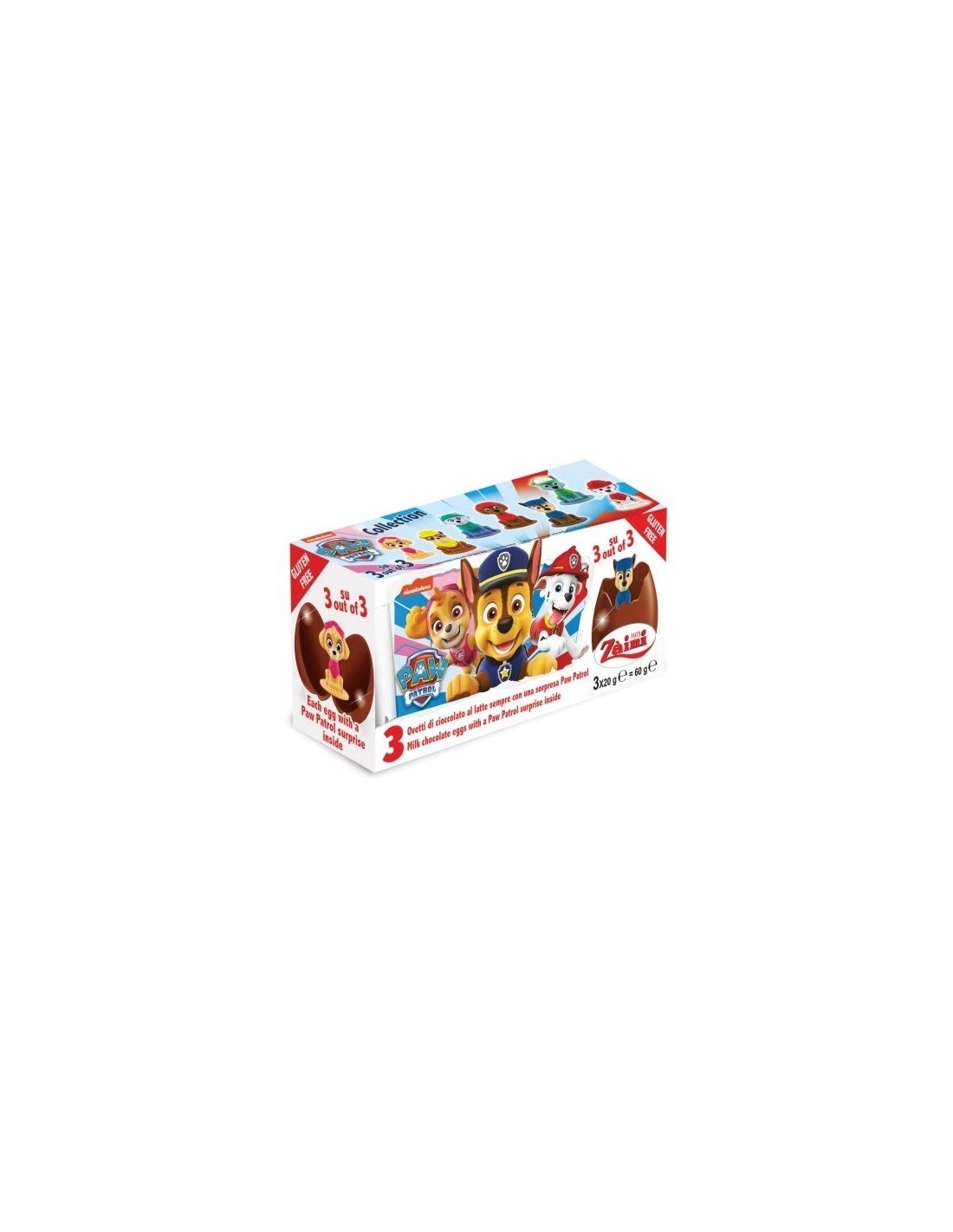 Zaini Egg Paw Patrol 3Pk 60g