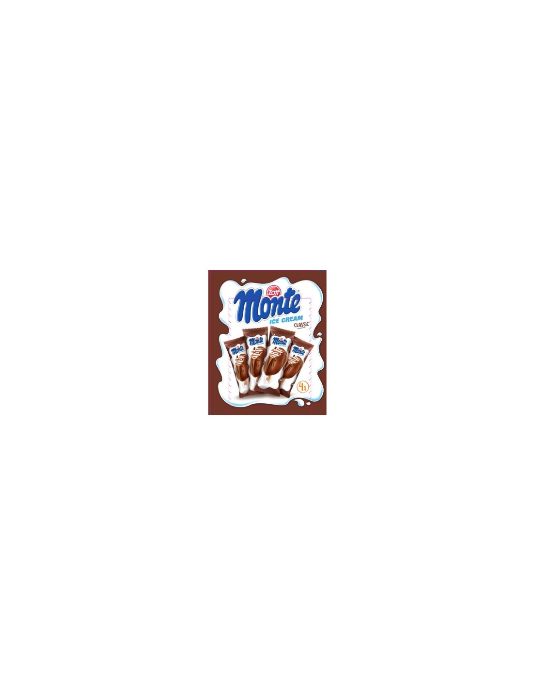 Zott Monte Ice Cream Bars 4Pk 340ml