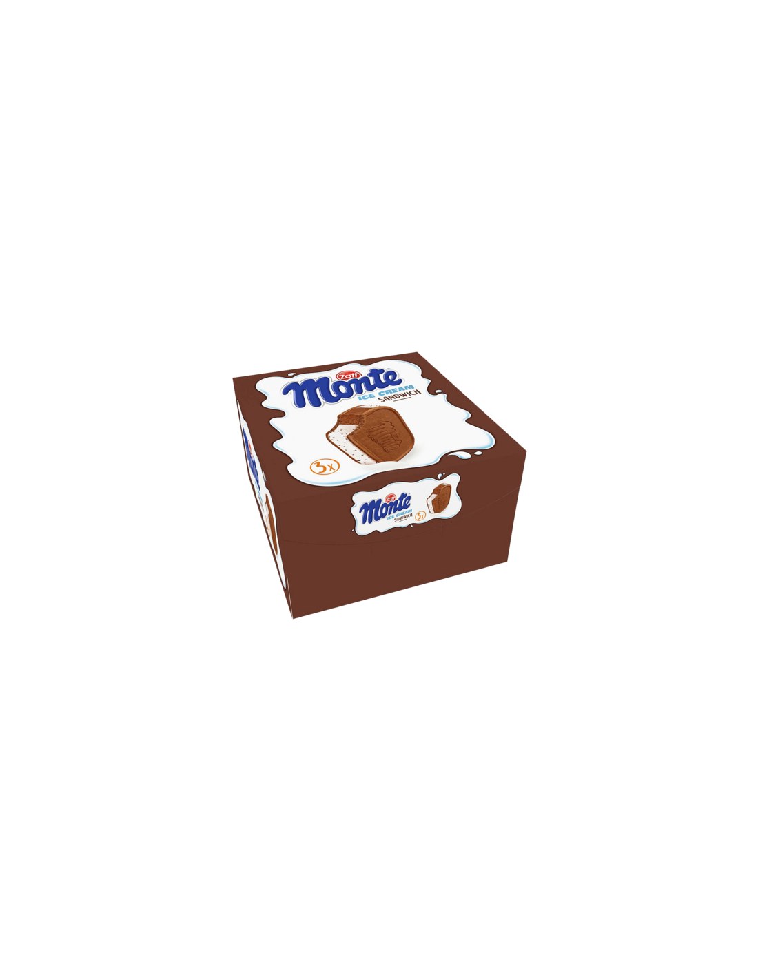 Zott Monte Ice Cream Sandwich 3Pk 360ml