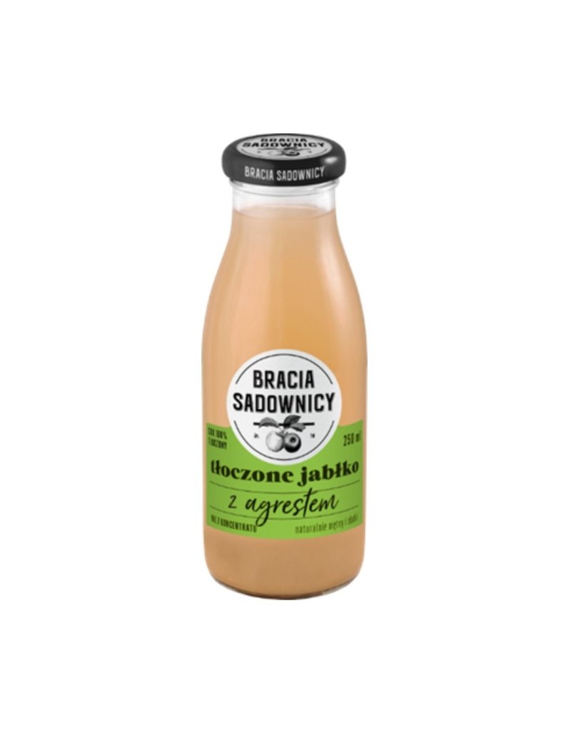 Bracia Sadownicy Pressed Apple With Gooseberries 250ml